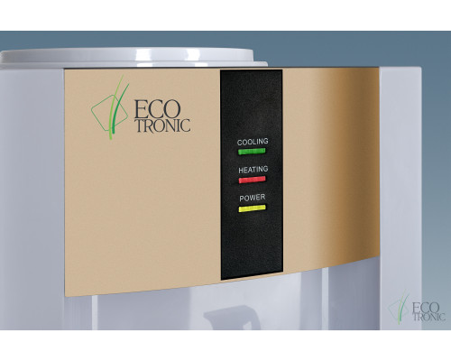 Кулер для воды Ecotronic H1-LCE Gold со шкафчиком